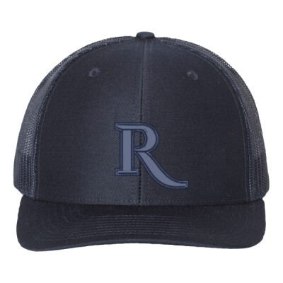 Richardson Snapback Trucker - 3D R all navy Thumbnail