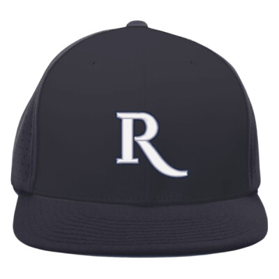 Perforated Performance Flexfit Hat - 3D R white/navy Thumbnail